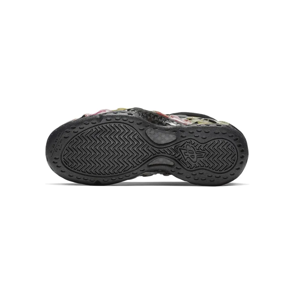 Nike Air Foamposite One Floral (W) Black/Black-Metallic Gold (AA3963-002)