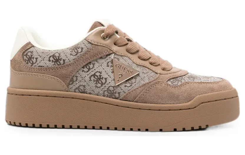 GUESS USA Sneakers mit Logo-Print – Braun (FLTM16FAL12)