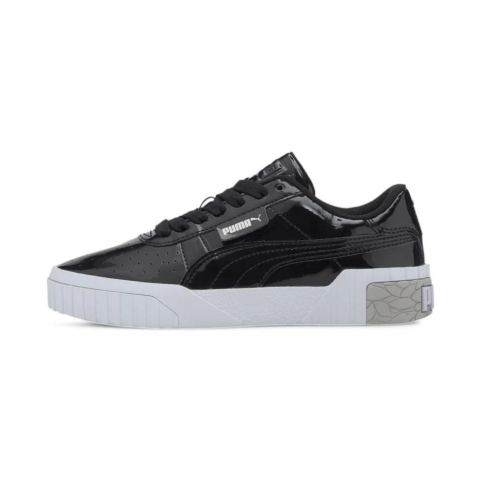 Puma Cali Patent White/Black (373159-02)