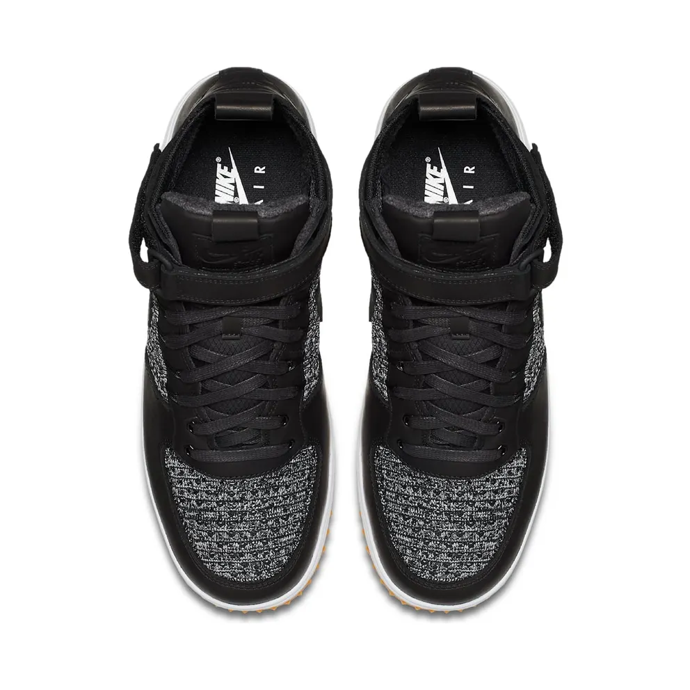 Nike Lunar Force 1 Flyknit Workboot Black/White-Wolf Grey Black/White-Wolf Grey (855984-001)