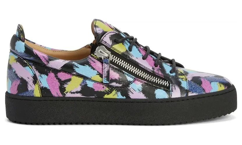 Giuseppe Zanotti Frankie Sneakers mit doppeltem Reißverschluss – Mehrfarbig (RU20049001)