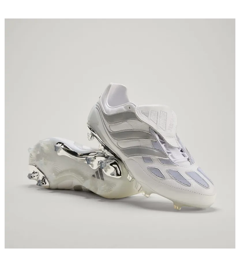 adidas Predator Precision FG White Silver Metallic Made in Germany (JS0571)
