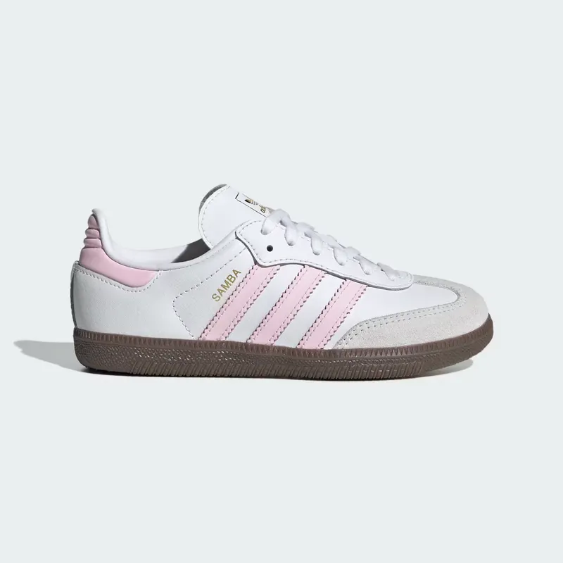 Adidas Samba OG Shoes Cloud White / Clear Pink / Gum (JQ2849)