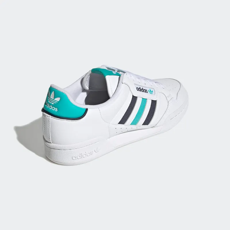 adidas Continental 80 Stripes Cloud White Shadow Navy Semi Mint Rush (GW1705)