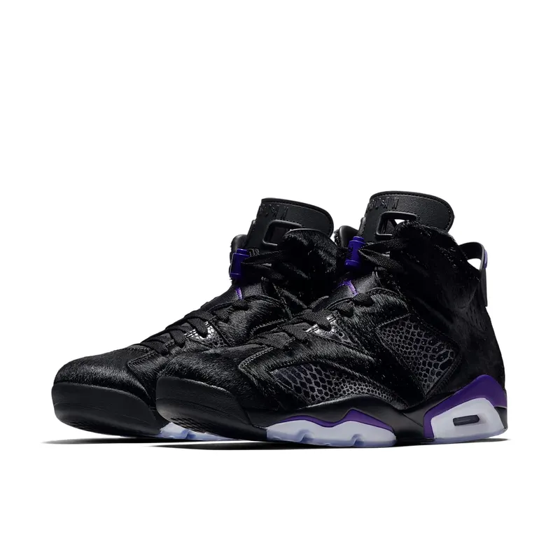 Air Jordan x Social Status Nike AJ VI 6 Black Dark Concord (AR2257-005)