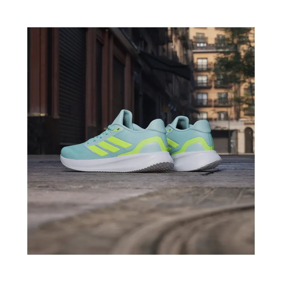 adidas Runfalcon 5 Semi Flash Aqua Lucid Lemon Core Black (JR3088)