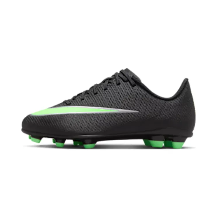 Nike Jr. Mercurial Vapor 17 Club ‘ Multi-Ground Low-Top “Black / Illusion Green” (IO1487-001)