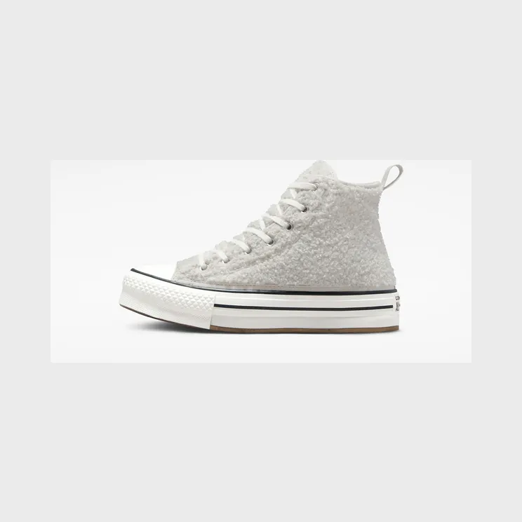 Converse Chuck Taylor All Star EVA Lift Platform Sherpa Light Bone/vintage White/zwart