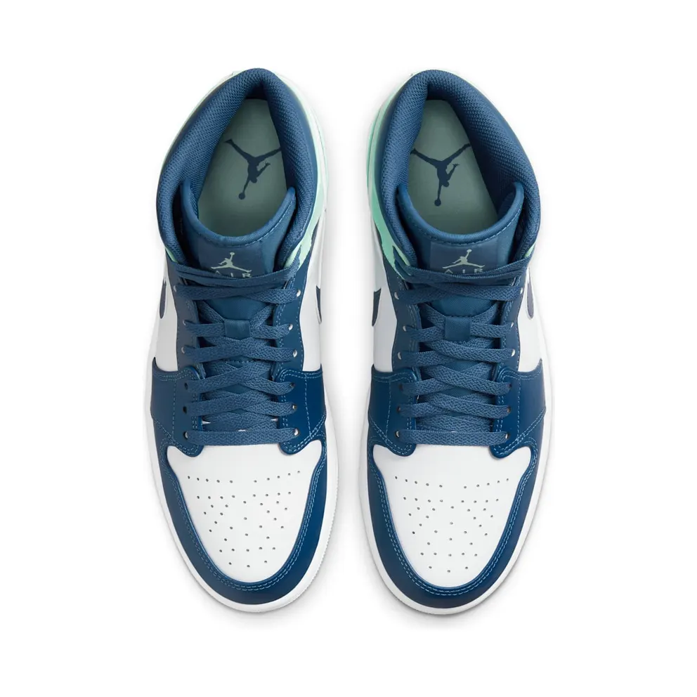 Jordan 1 Mid Blue Mint (GS) (554724-413)