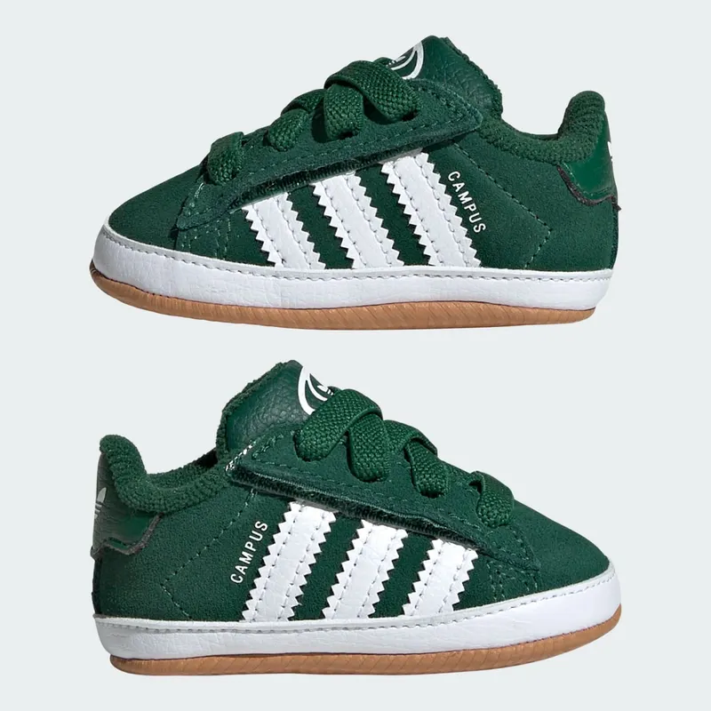 Adidas Campus Crib Kids Dark Green / Cloud White / Gum (JR5797)