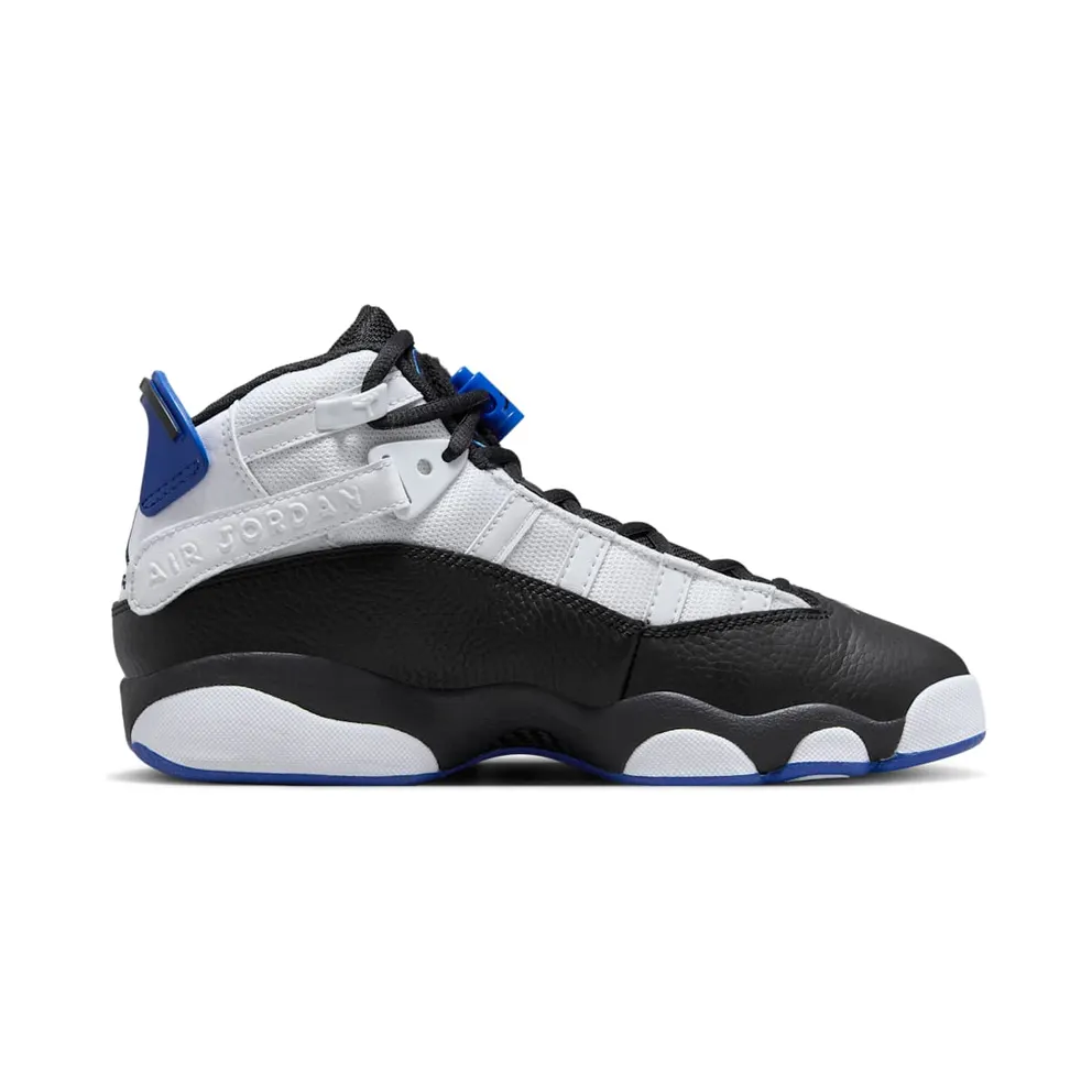 AIR Jordan 6 RINGS GAME ROYAL GS “White/Game Royal/Black” (323419-142)