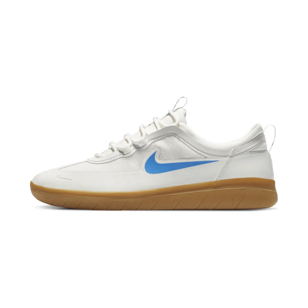 Nike SB Nyjah Free 2 White Light Photo Blue Gum Summit White/Gum Light Brown-Light Photo Blue (BV2078-101)