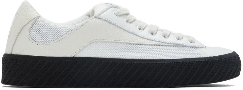 BY FAR Off-White & Black Rodina Low-Top (22SSROABOWGRL)
