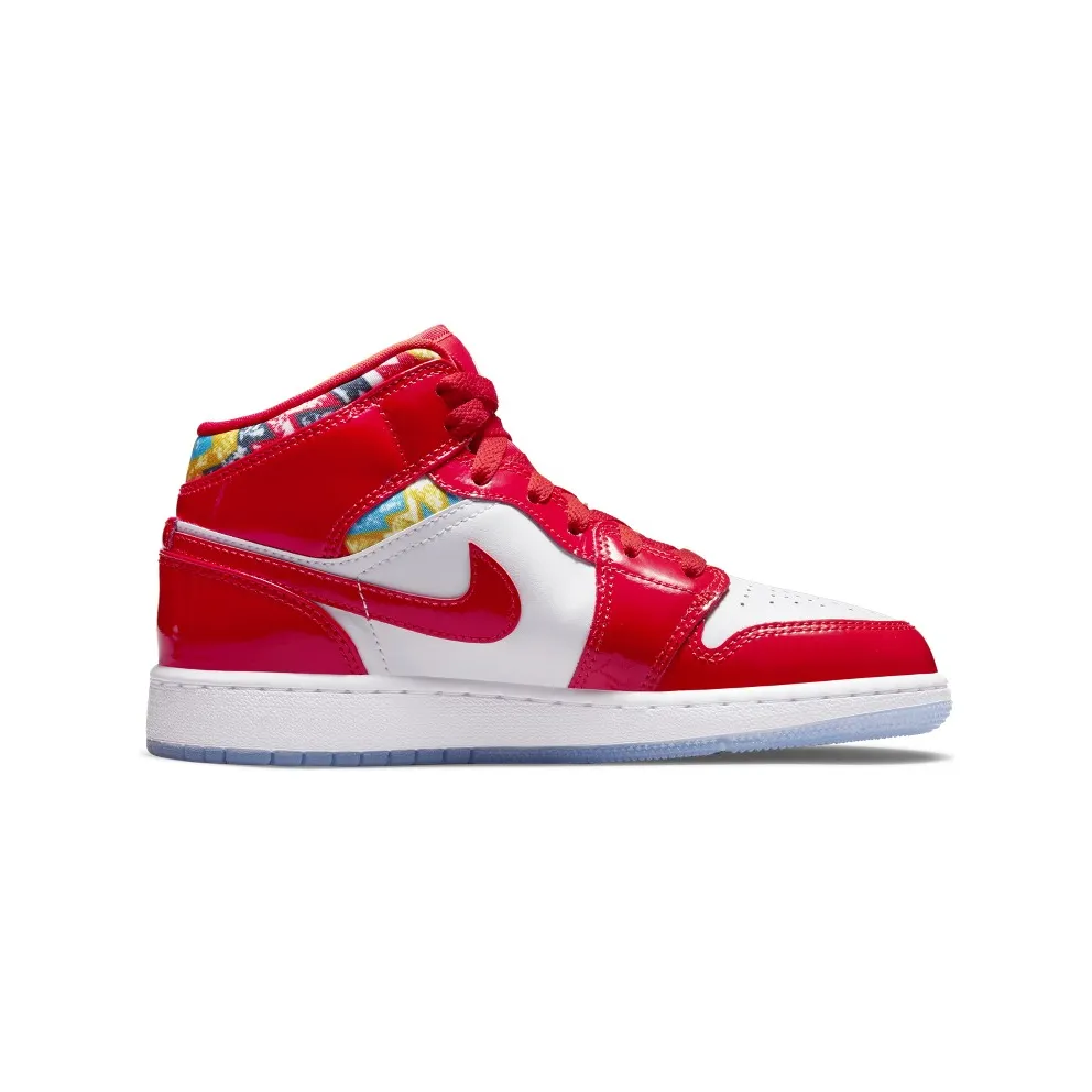 Air Jordan 1 Mid SE Barcelona Sweater (GS) (DC7248-600)