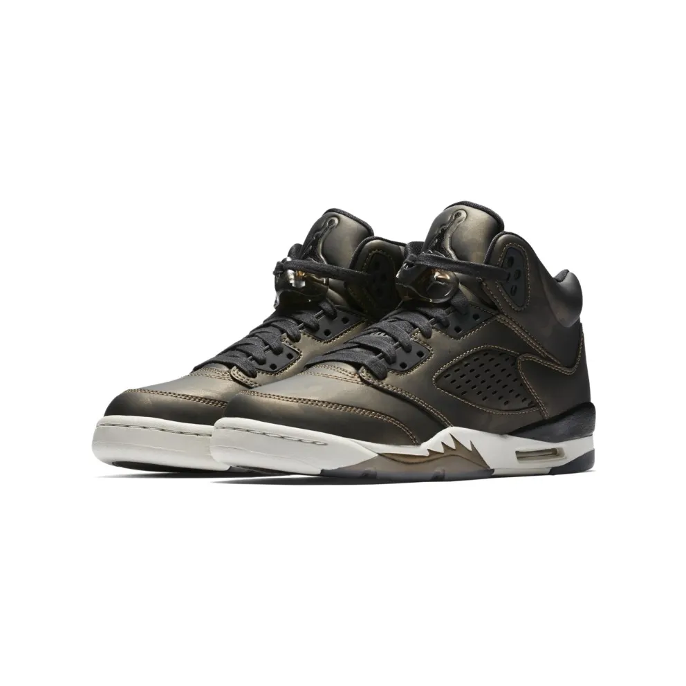 Jordan 5 Retro Heiress Camo (GS) Black/Black-Light Bone-Metallic Field (919710-030)