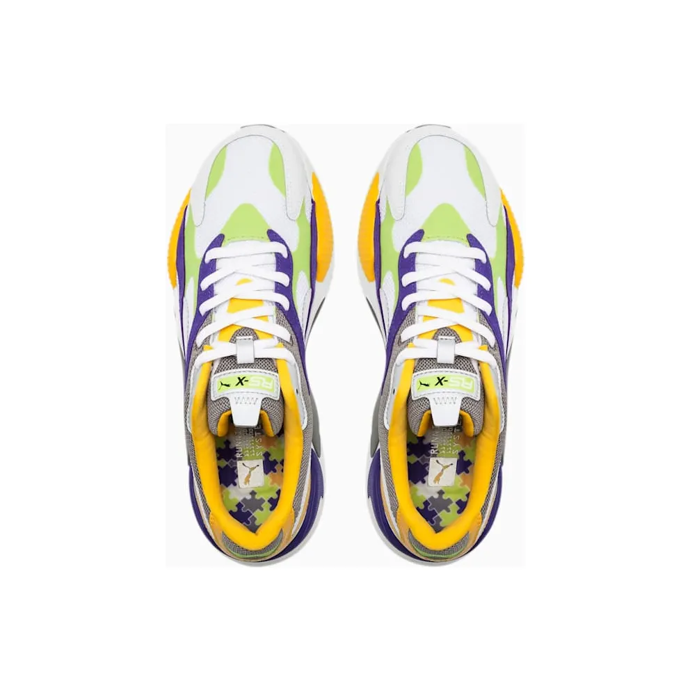 Puma RS-X3 Level Up White Puma White/Lime Punch (373169-01)