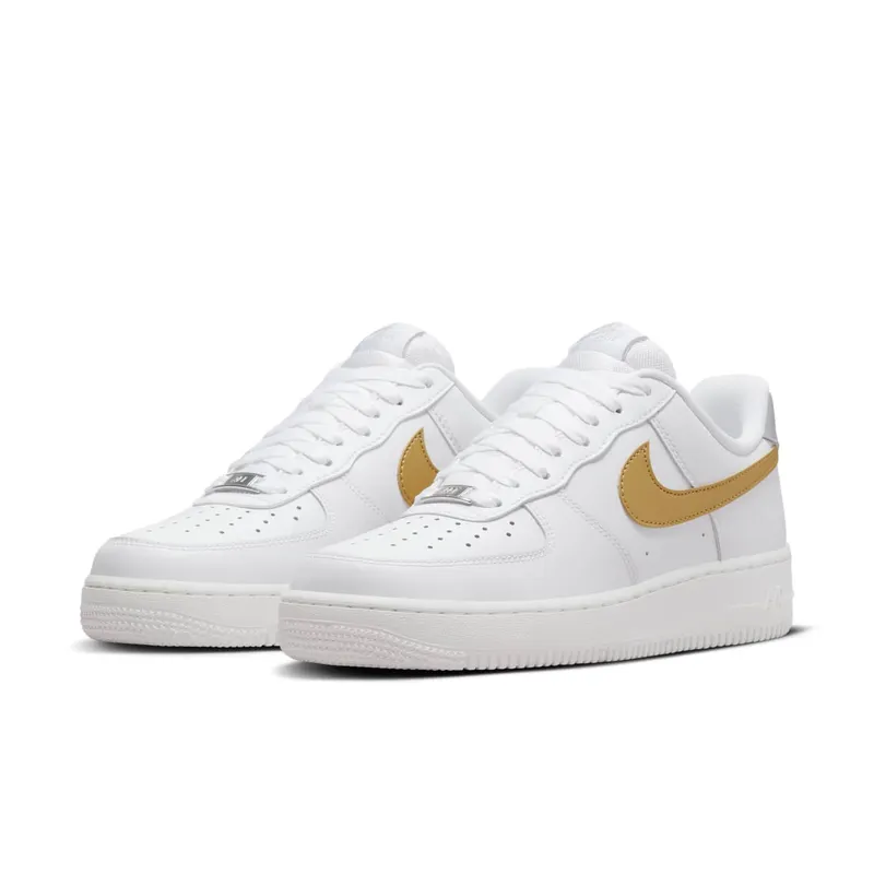 Nike AIR FORCE 1 MNS “White / Gold / Silver” (DD8959-106)