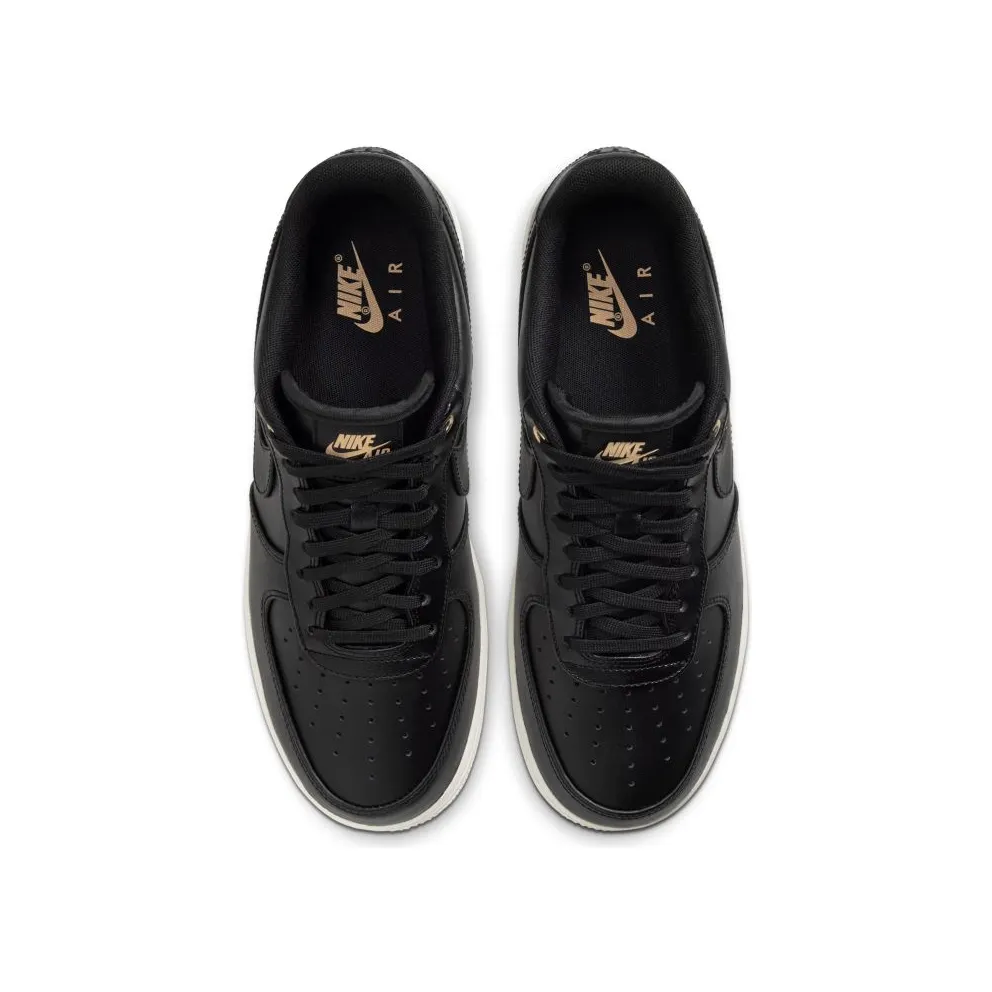 Nike Air Force 1 Low Black Pack Black/Sail-Metallic Gold-Vachetta Tan (CU6675-001)