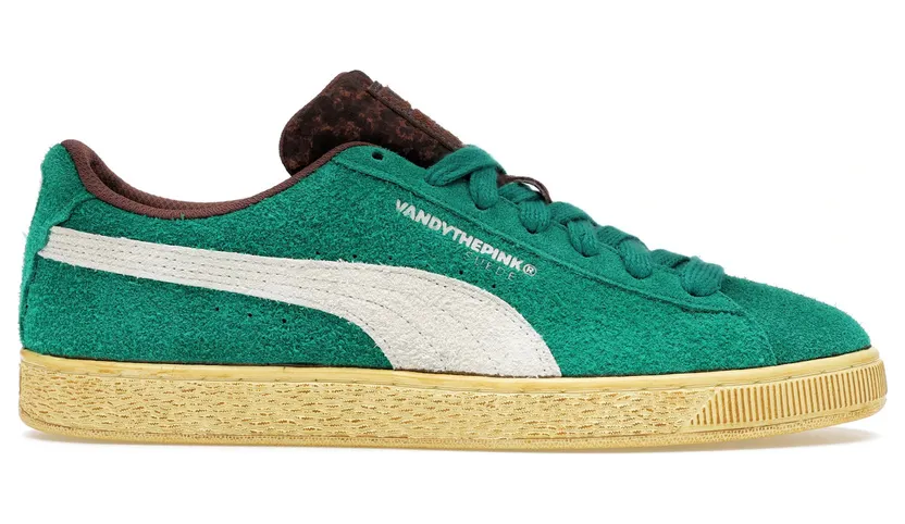 Puma Suede Grassy Green / Chocotart / Pristine (406179-01)