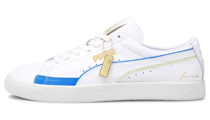 Puma Basket Rudolf Dassler Legacy Vintage heren Wit/Blauw/Grijs (375475-01)