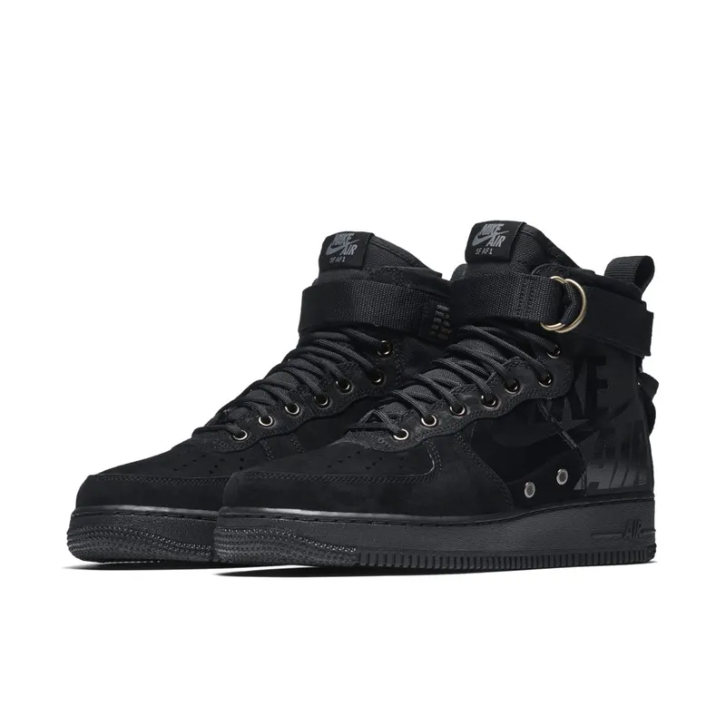 Nike SF Air Force 1 Mid Black Cool Grey Black/Black-Cool Grey (917753-008)