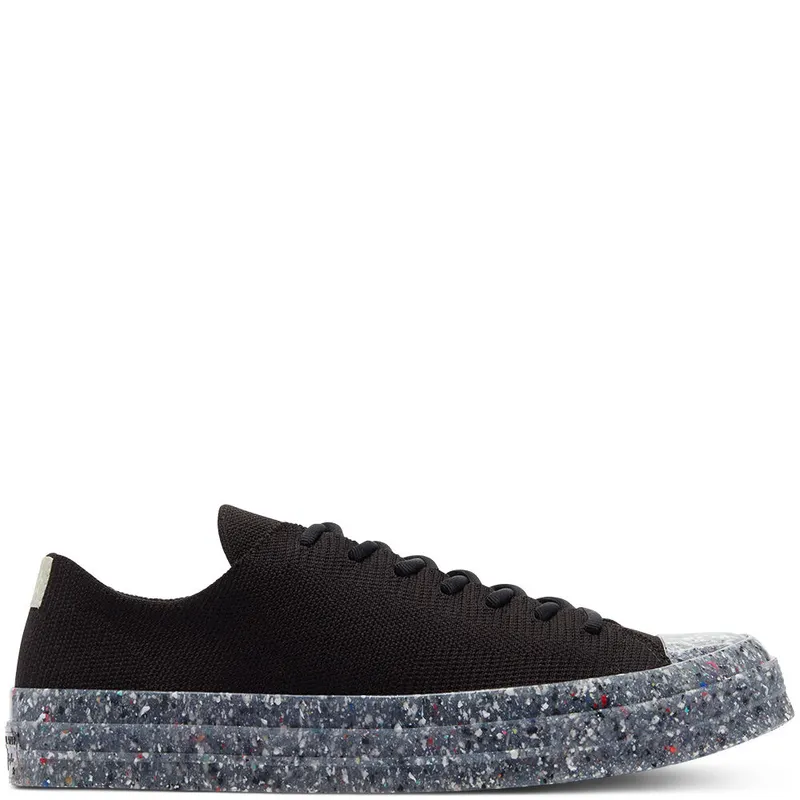 Converse Renew Chuck 70 Knit Low Top Black/string/barely Volt (170867C)