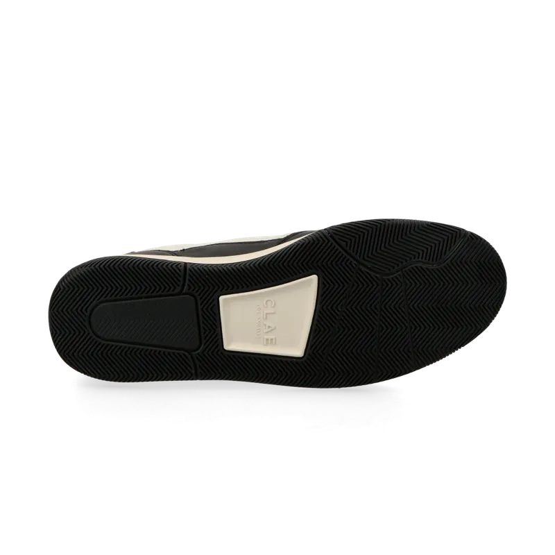 CLAE Elford (black leather / off-white) – CL23AEF02