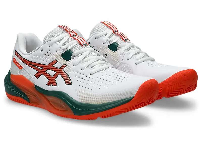 ASICS GEL-CHALLENGER 15 PADEL “White / Energy Orange” (1041A511-102)