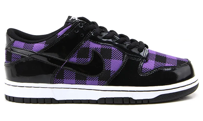 Nike Dunk Low Purple Plaid (GS) (309601-050)