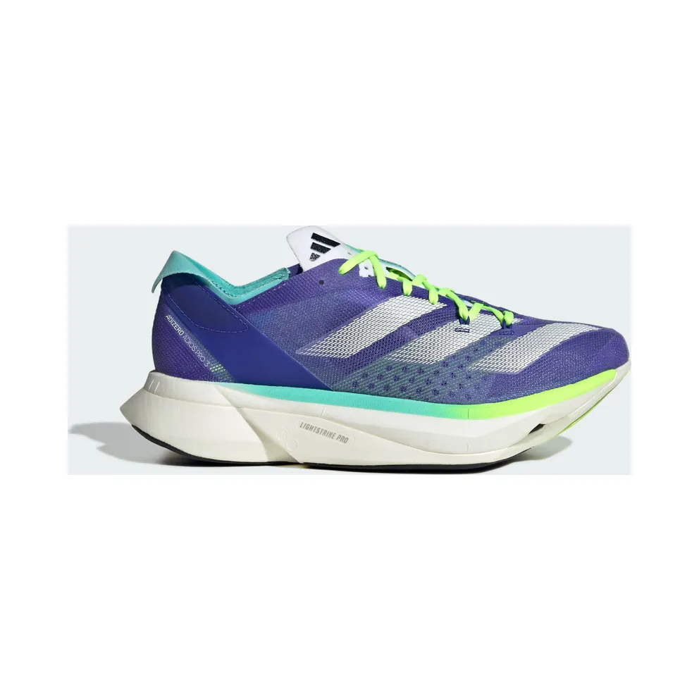 Adidas ADIZERO ADIOS PRO 3 Cobalt Blue / Zero Metalic / Lucid Lemon (ID3614)