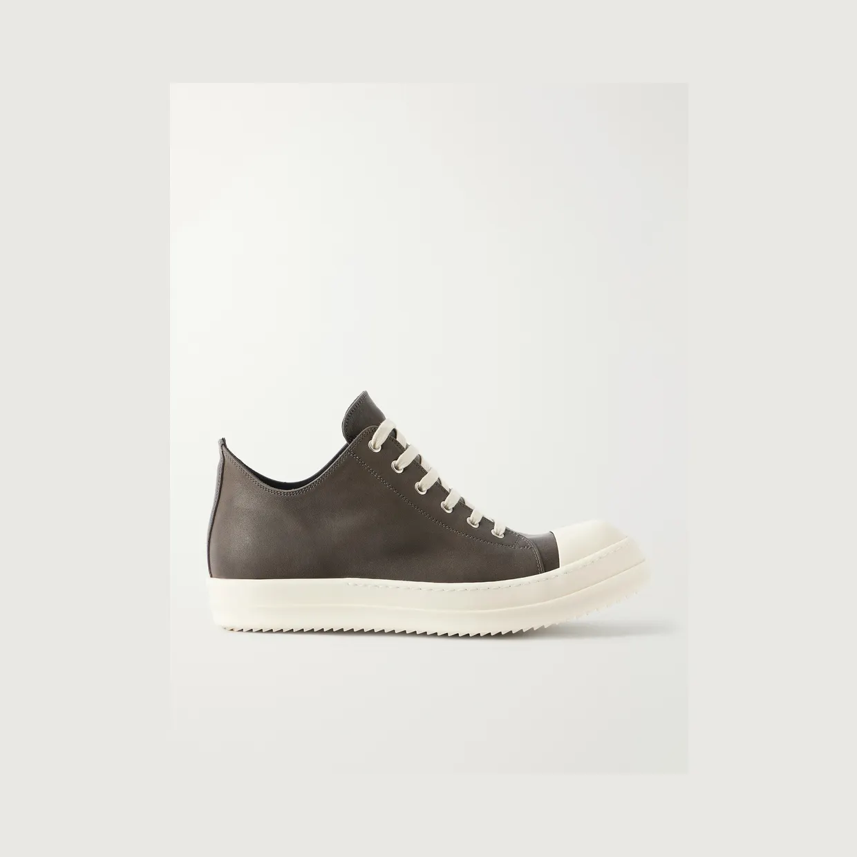 Rick Owens Ramones Sneakers Leather Sneakers Brown (RR02F4891)