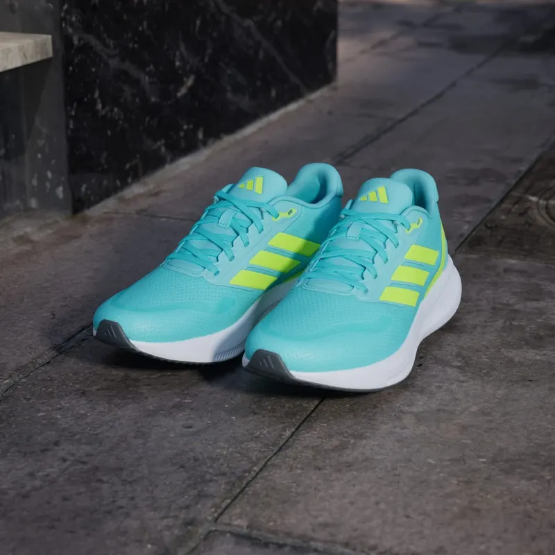 Adidas Runfalcon 5 Running Shoes Flash Aqua / Lucid Lemon / Core Black (JI3387)