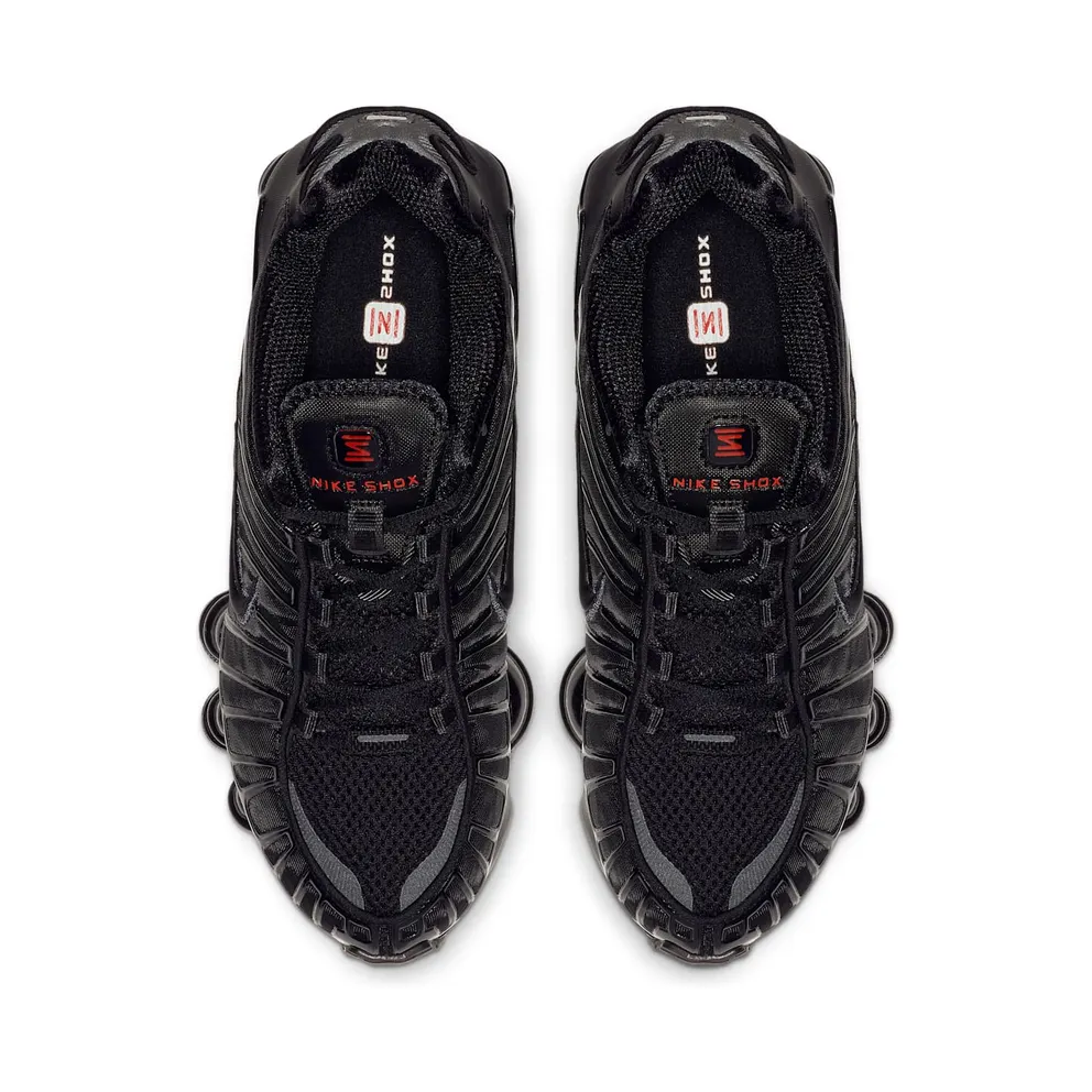 Nike Shox TL Black Metallic Hematite (W) Black/Black-Metallic Hematite-Max Orange (AR3566-002)