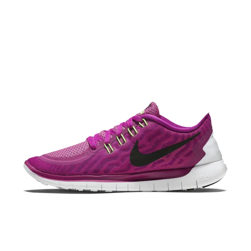 Nike  Free 5.0 Fuchsia Flash Black-Pink Pow-Hot Lava (W) Fuchsia Flash/Black-Pink Pow-Hot Lava (724383-501)