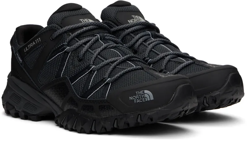 The North Face Black & Gray Ultra 111 WP Sneakers (NF0A46CJ)