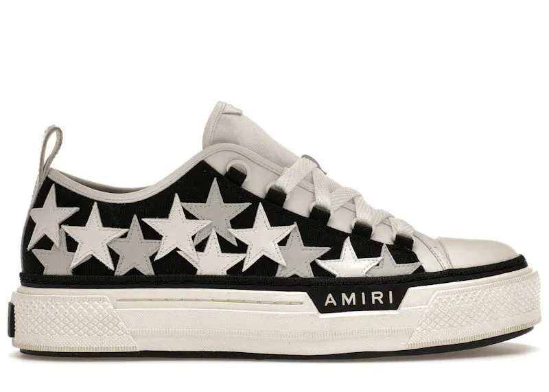 AMIRI Stars Court Low Black White (PS23MFS014-001)