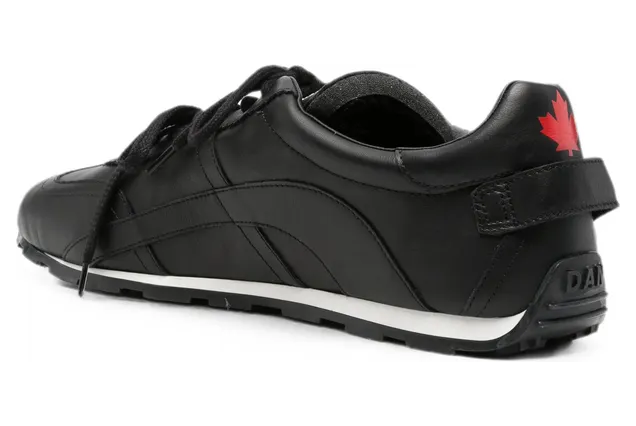 Dsquared2 Maple-leaf Leather “Black” (SNM0486 18900001 2124) (2)