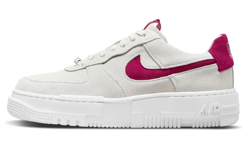 Nike Air Force 1 Pixelen Wit – “White / Magenta” (DQ5570-100)