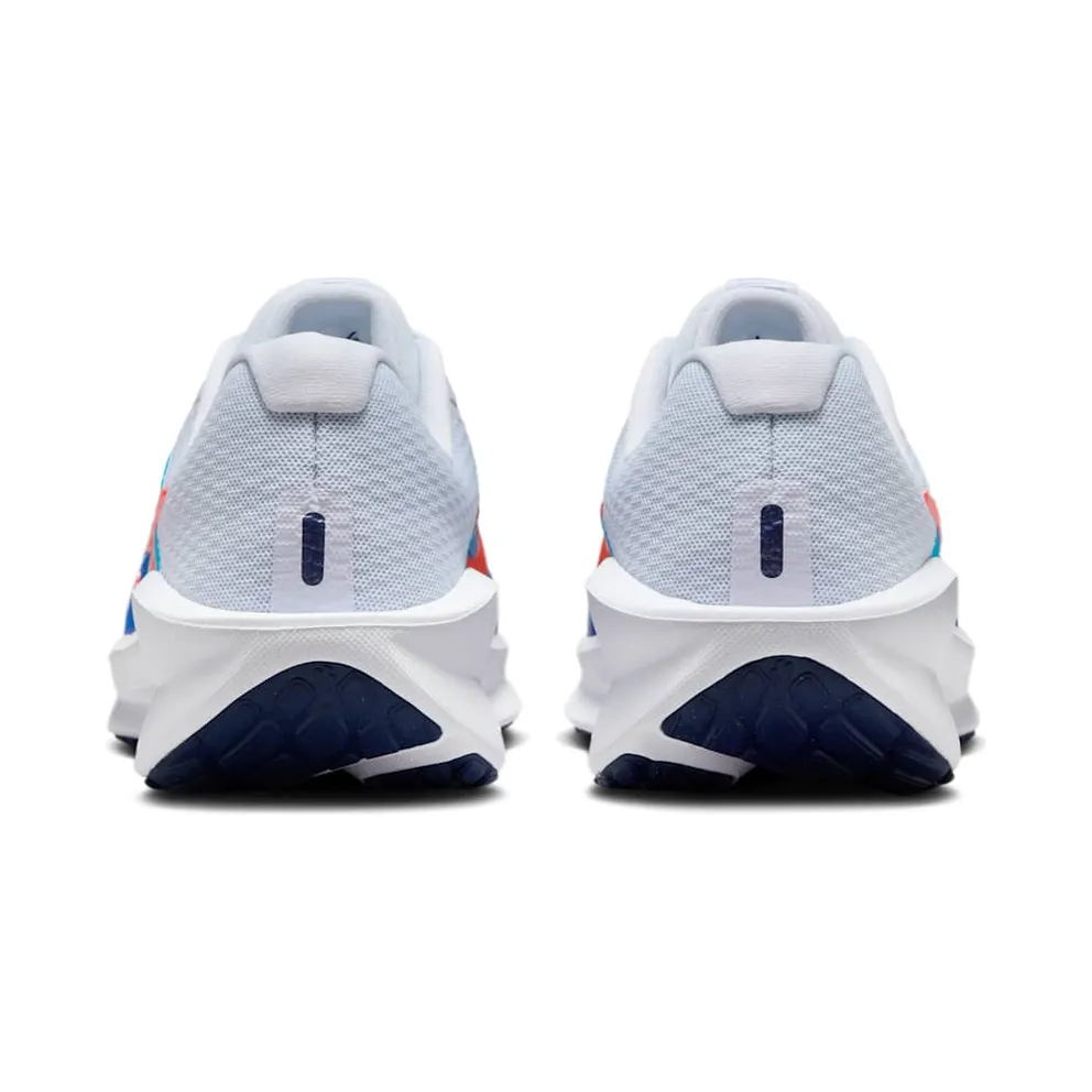 Nike Downshifter 13 Football Grey Deep Night Blue Lightning Bright Crimson (FD6454-012)