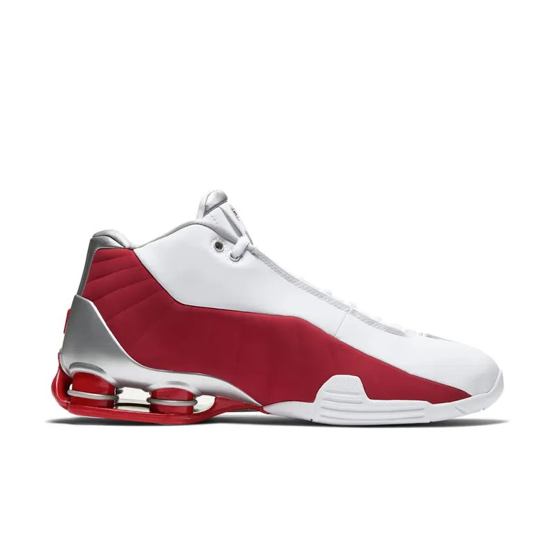 Nike Shox BB4 Varsity Red (2019) White/Metallic Silver-Varsity Red (AT7843-101)