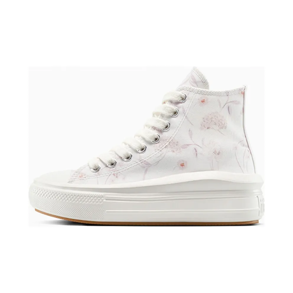 Converse Chuck Taylor All Star Move Platform Flowers Vintage White/Egret/Silver (A15483C)