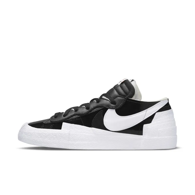 Nike x Sacai Blazer Low Black Patent Leather (DM6443-001)