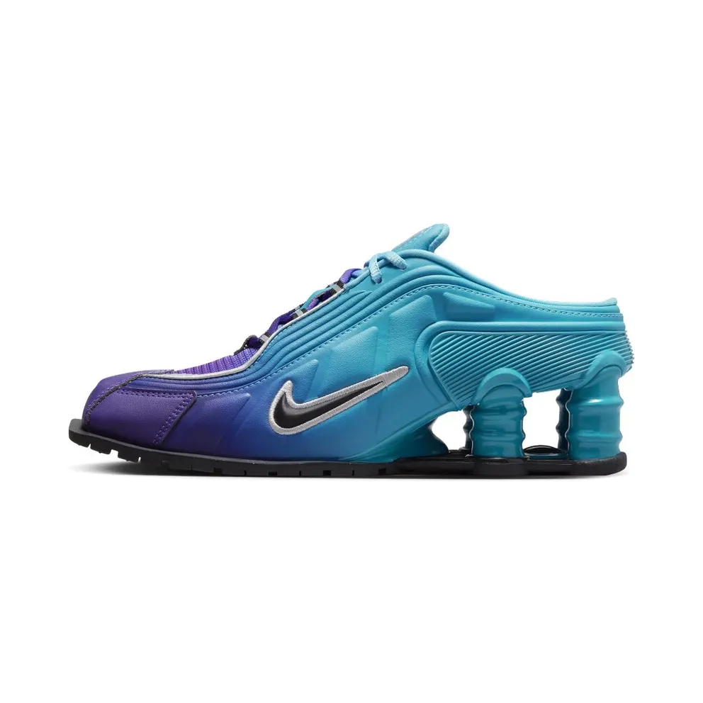 Nike x Martine Rose Shox MR4 Scuba Blue/Metallic Silver/Black (DQ2401-400)