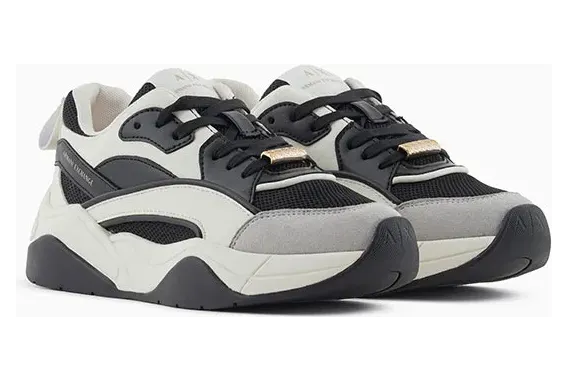 Armani Exchange Armani sneaker Black / Off White (XDX170XV896N81438)