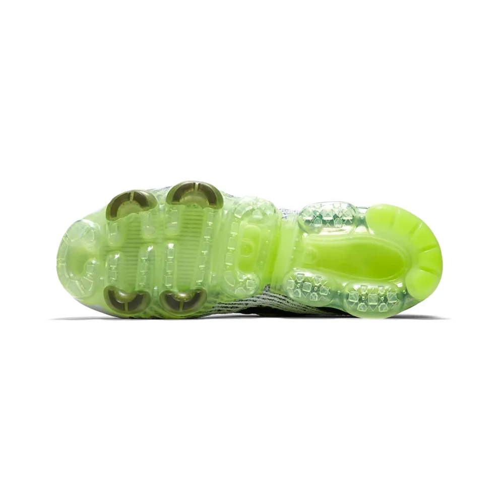 Nike Air VaporMax Flyknit 3 White Black Volt Bright Crimson White/Black-Volt-Bright Crimson-Metallic Silver (AJ6900-100)