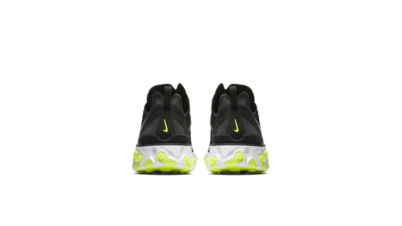 Nike React Element 55 Black Wolf Grey Volt Black/Wolf Grey-Volt-White (BQ6166-001)