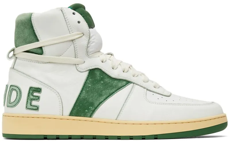 Rhude White & Green Rhecess Hi (RHFW21FO20040433)