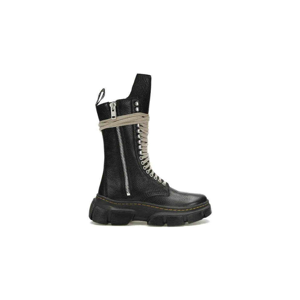 Dr. Martens 1918 DMXL Calf Length Zip Boot Rick Owens Black (31750001)