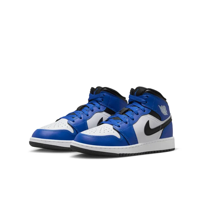 Jordan 1 Mid GS “Game Royal White Black” (DQ8423-402)