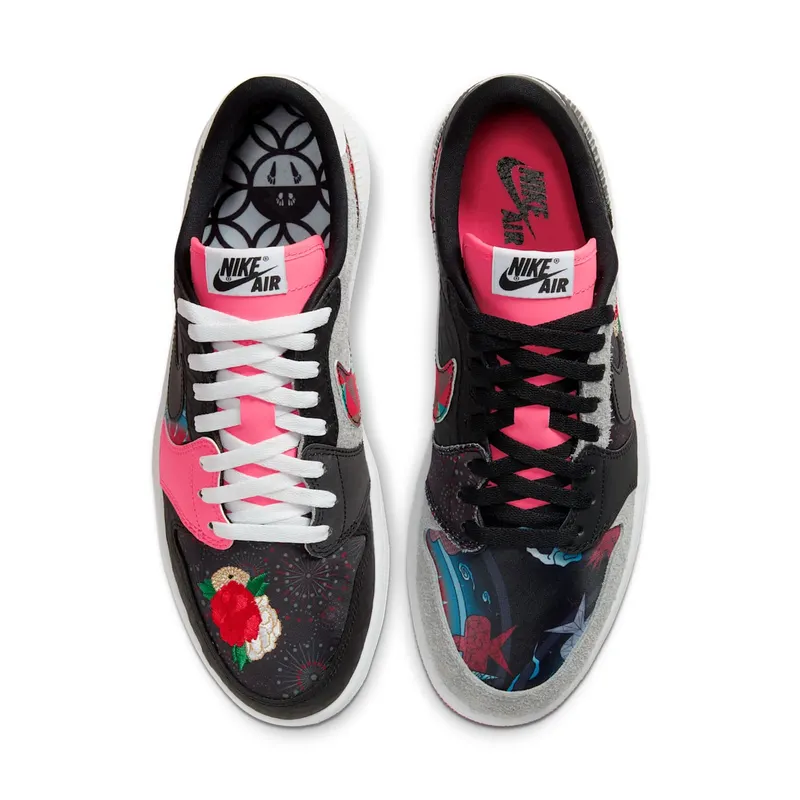 Jordan 1 Retro Low Chinese New Year (2020) Multi-Color/Black-White (CW0418-006)